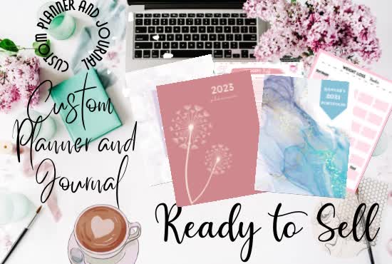design high quality planner or journal