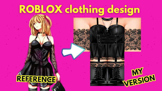 make and design roblox clothing for you