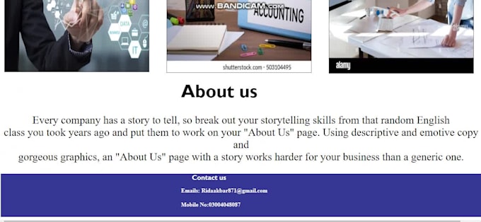 Develop responsive complete website in html css and java script by ...