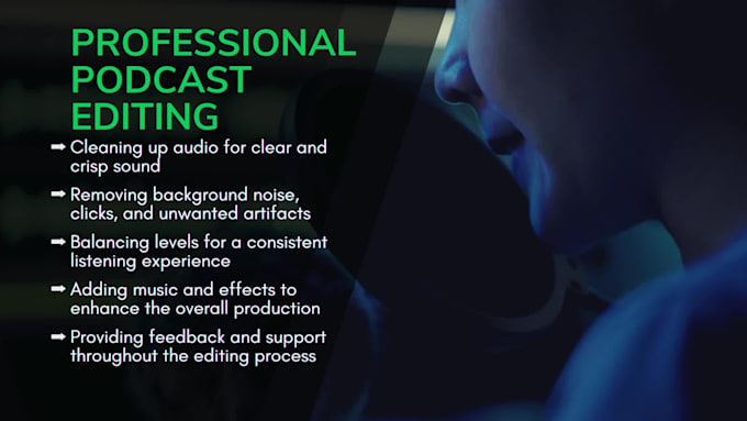 professionally edit and master your podcast audio