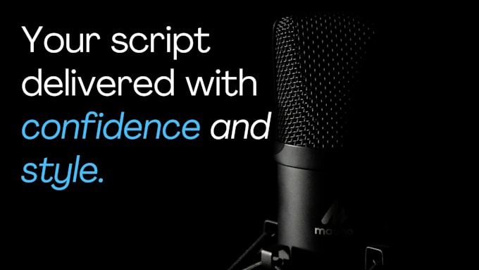 record an authentic british accent voiceover for your video