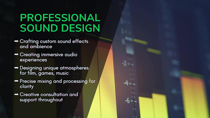 create custom ambient sound design for your film, game or project