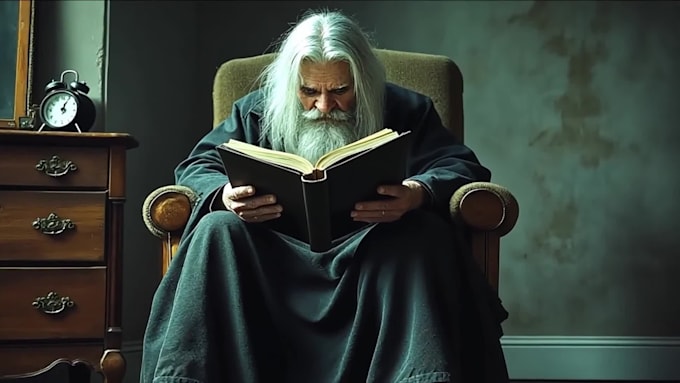 record a scary, evil male character voice over
