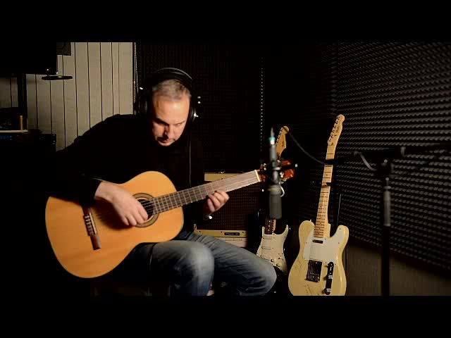 record acoustic and nylon professional guitars