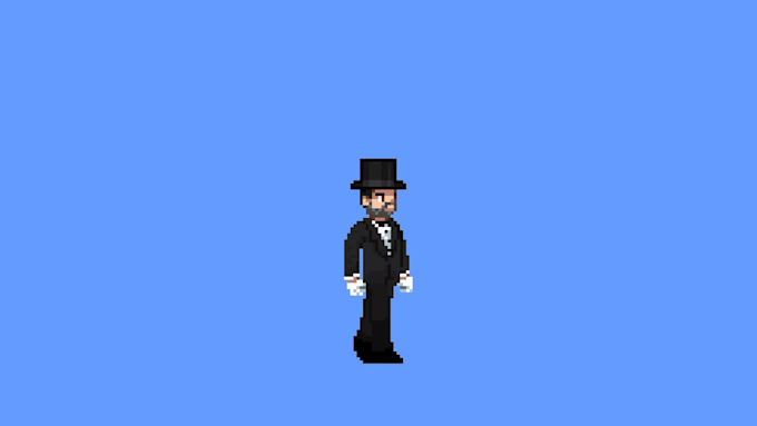 make pixel art characters and animation for your