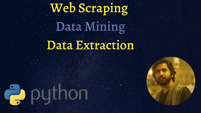 do web scraping, data extraction and make a web crawler