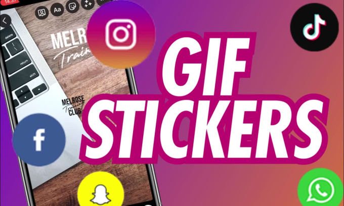 Create animated gifs for instagram and giphy by Aswoood | Fiverr