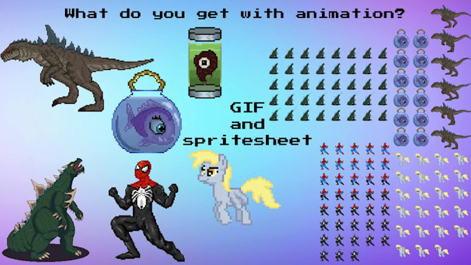 make pixel art with simple animation