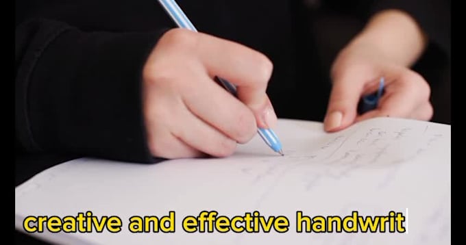 write notes for you in beautiful handwriting
