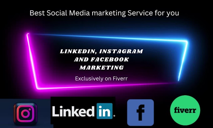 provide you organically linkedin, instagram and facebook marketing