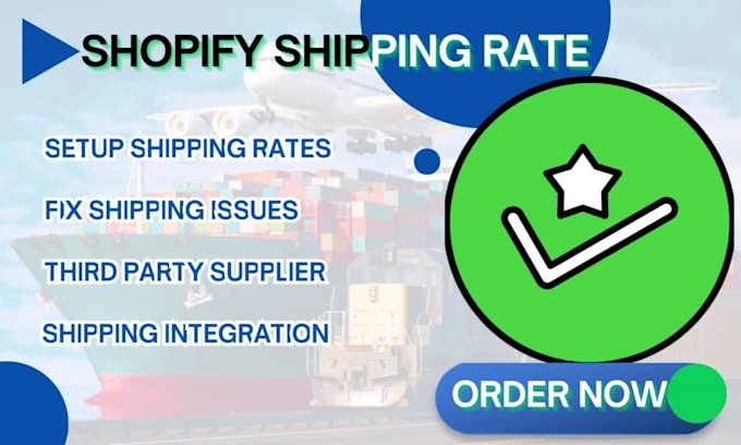setup shopify shipping and tax audit and fix shipping issue