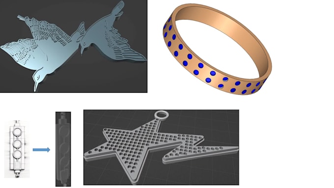 create 3d printable stl files for custom jewelry designs