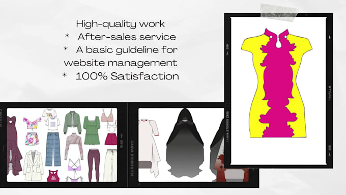 create tech packs and technical sketches for manufacturing
