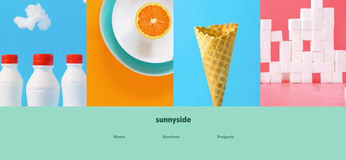 create a website with HTML, CSS and javascript