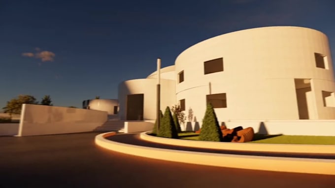 design and render photorealistic building exteriors