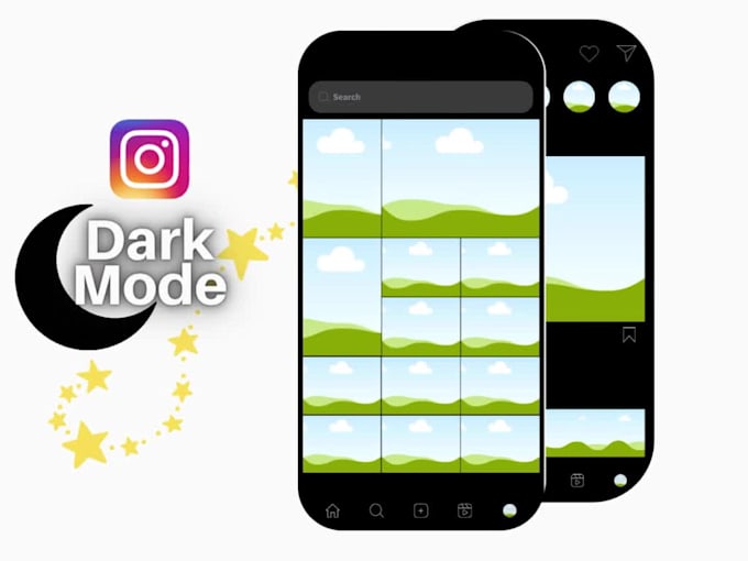 design canva instagram template mock up fully  customizable