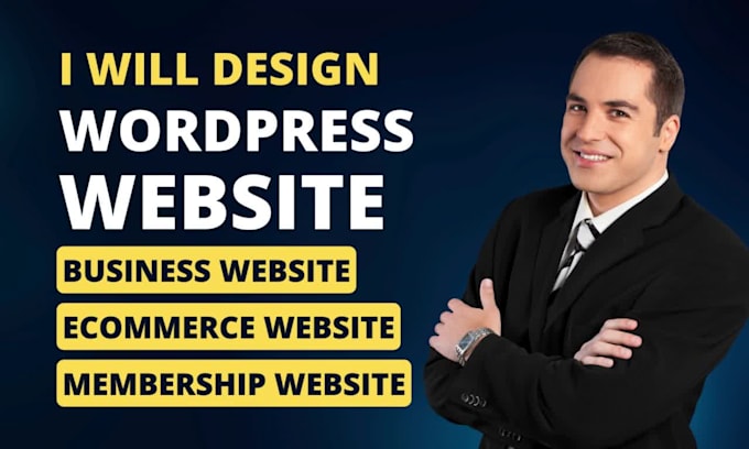 design or redesign modern and responsive wordpress website