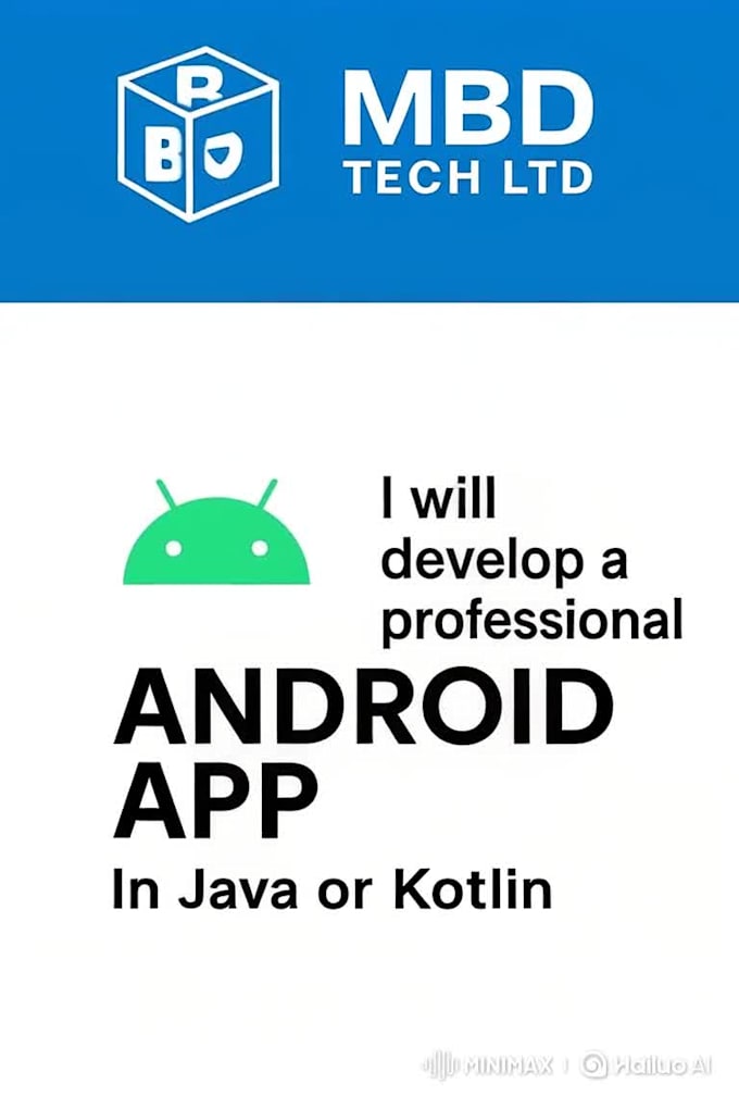 develop a professional android app in java or kotlin java