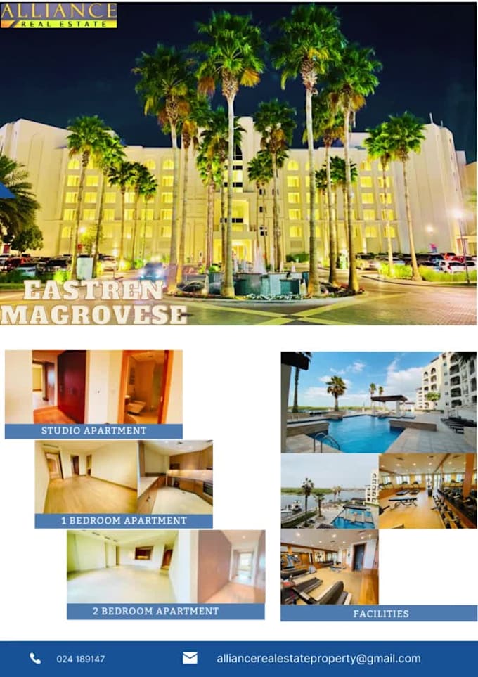 Do some of cooperative real estate property poster animated by Michael