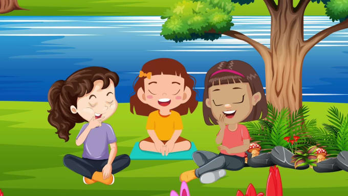 Animate children book, 2d kids animation video, nursery rhymes ...