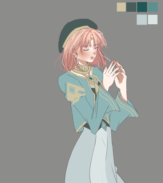 Draw your cartoon character by Heavheavenly Fiverr