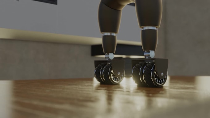 make a 3d robotics animation