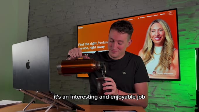 be your video spokesperson in english, spanish or portuguese
