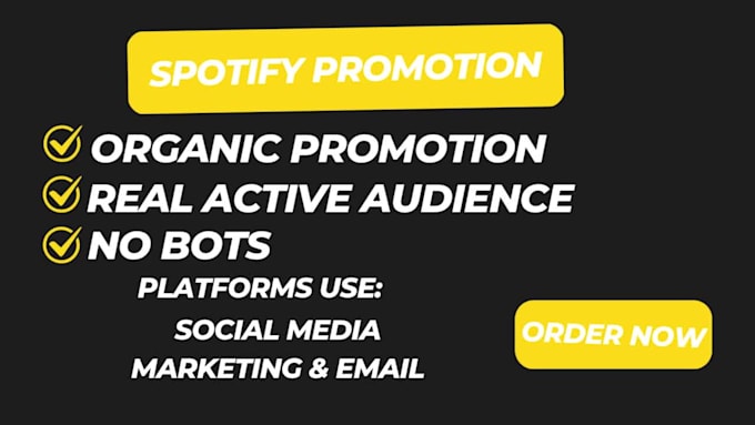 do spotify music promotion and album promotion