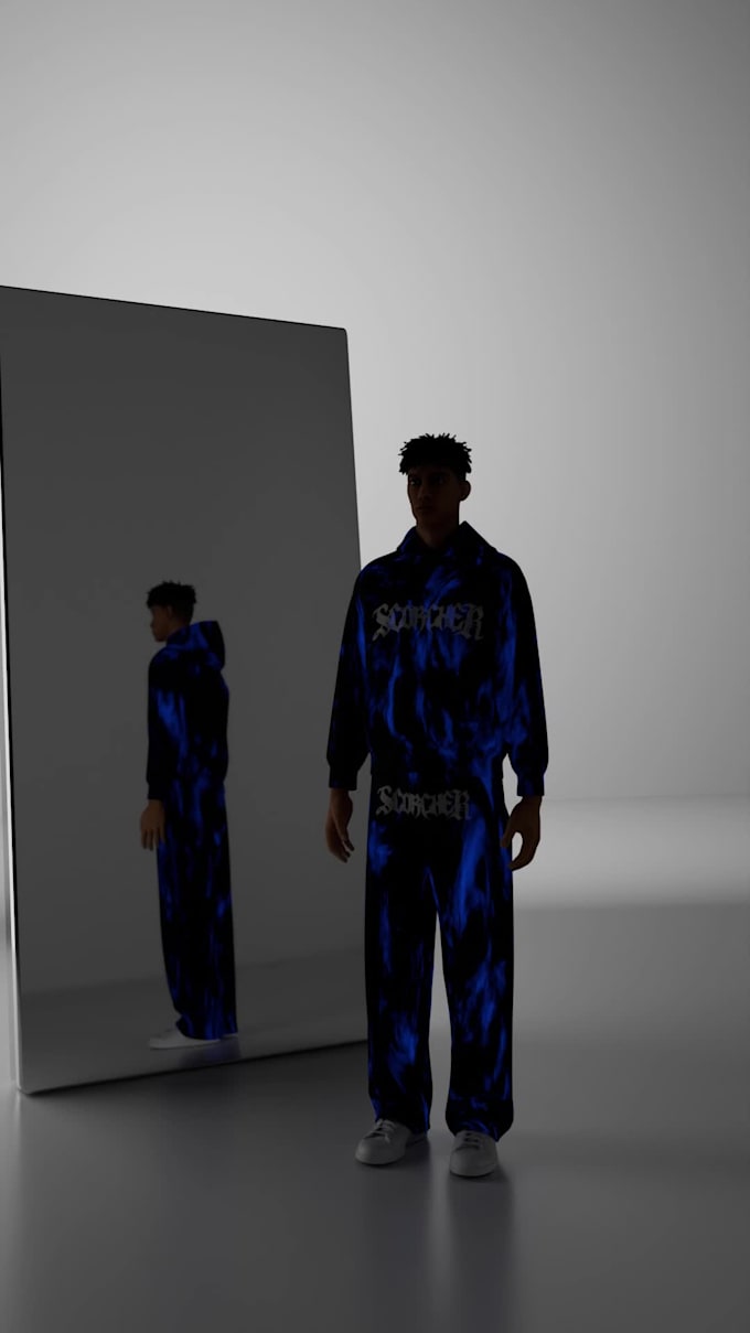 make 3d animation video for your clothing brand