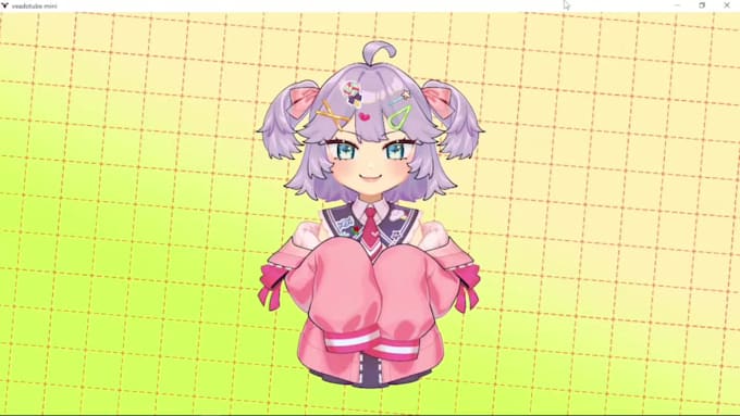 draw a pngtuber stylized veadotube avatar