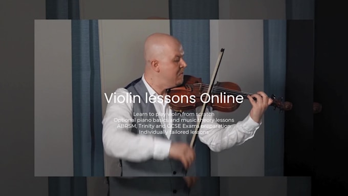 teach you to play violin