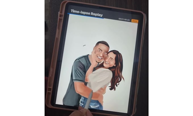 make customised and personalised digital portraits