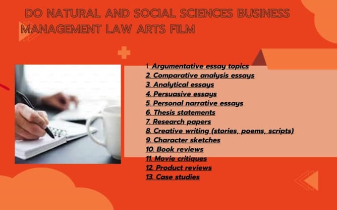 do natural and social sciences business management law arts film