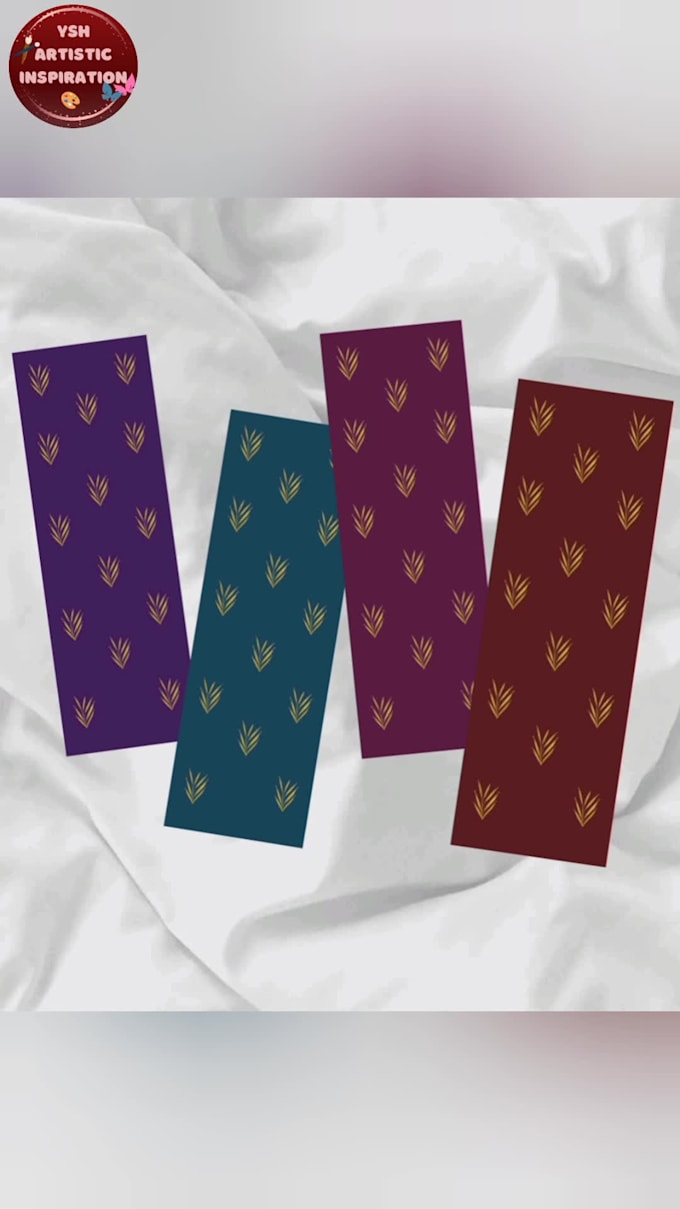 Create beautiful bookmarks design perfect for book lover by Yashaa215 ...
