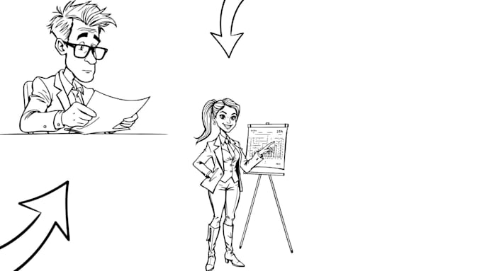 create custom doodle explainer animated video