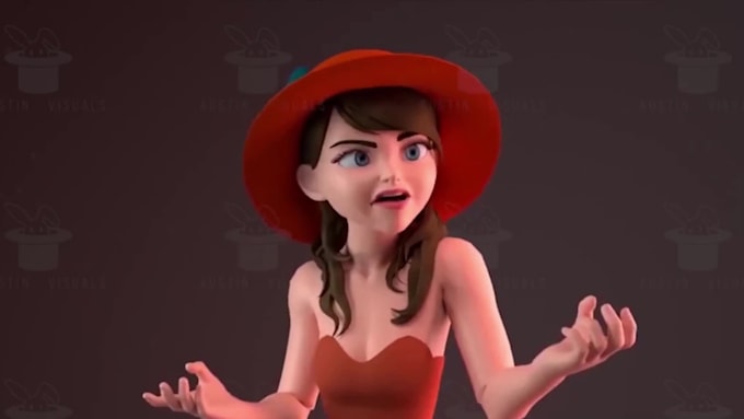 create 3d 2d adobe character animator puppet with good graphics