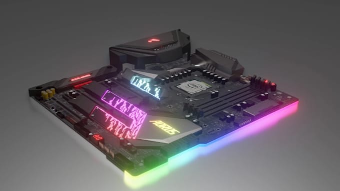 make you a 3d hard surface model of any equipment