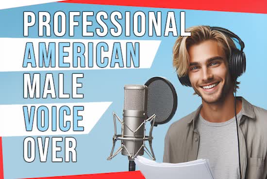 record an american male voice over