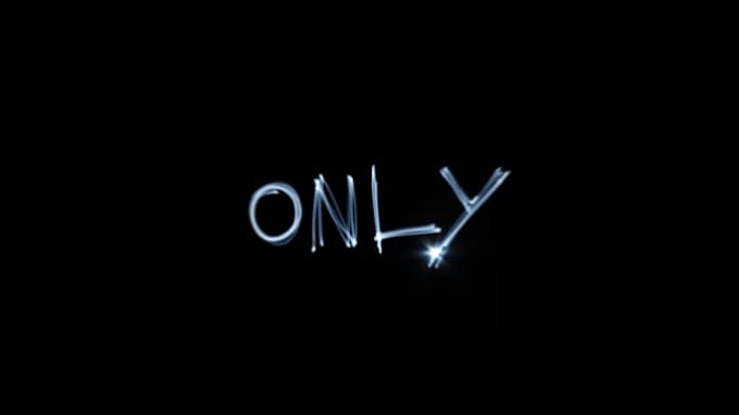 write sentences with an animated light alphabet