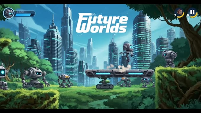 develop a 2d unity game or create a game template for mobile or pc