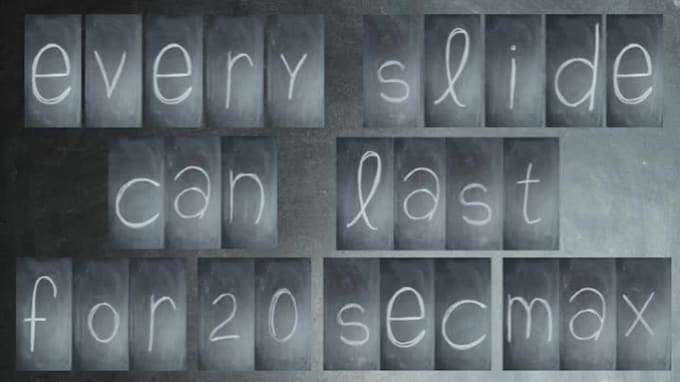 write your message with chalk in this compositing video