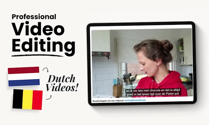 edit dutch videos for youtube