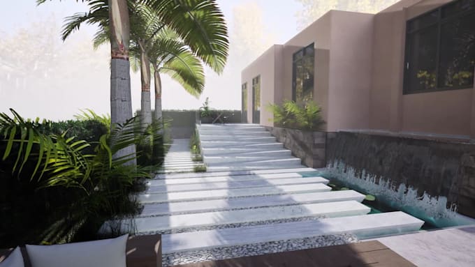 Design a landscape with realistic 3d visualization by Lmarsl | Fiverr