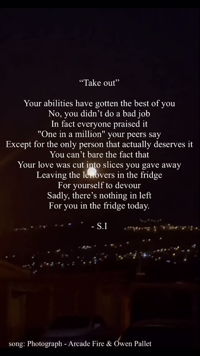 be your ghost poet