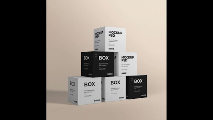 do cardboard box packaging mock up