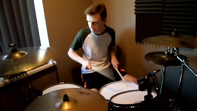 be your drummer and record acoustic drums for your song
