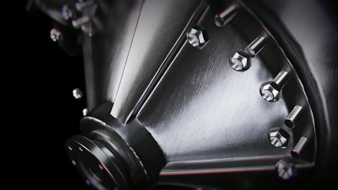 make truck repair logo reveal animated video