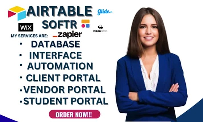 airtable, airtable interface, automation,airtable database,softr web app expert