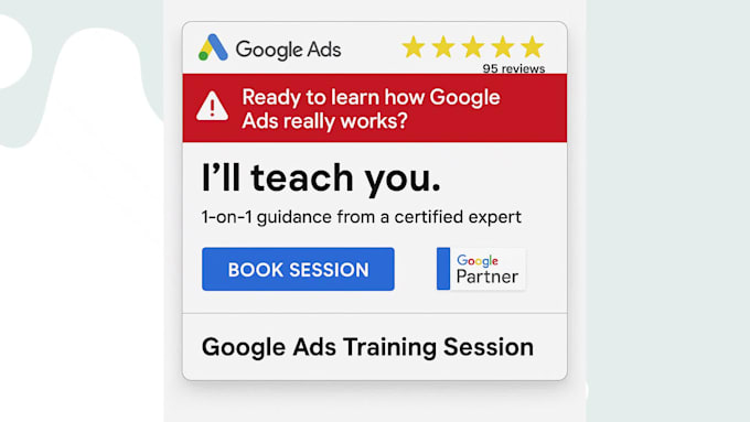 offer google ads training, consultation