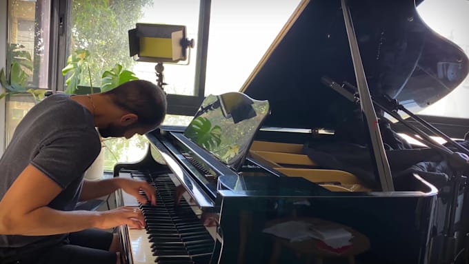 record and arrange pieces on acoustic piano